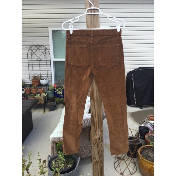 J.Crew girls corduroy pants size 14 tan beige khaki crewcuts preppy stretch - Picture 4 of 11